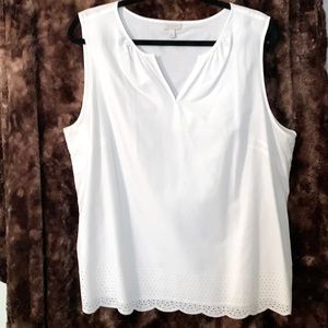 Talbots sleeveless shirt